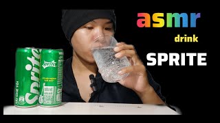 ASMR  Drink chilled SPRITE lots of gas extremely cool and refreshing  NO TALKING [upl. by Inalem789]