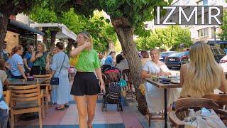 Explore Izmirs Alsancak 4K Walk amp Travel Guide Summer 2024 [upl. by Aldous122]