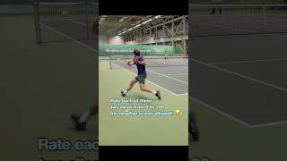 Rate this two slices  tennis tennisslice slice tennisplayer [upl. by Faxon607]