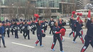 Ole Miss Marching Band in 2023 Peach Bowl Parade [upl. by Andra755]