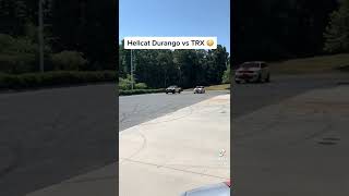 Hellcat Durango vs TRX 😳 [upl. by Aniat794]