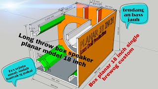 skema box planar 18 inch single brewog custom [upl. by Nade]