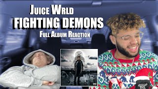 Juice WRLD  Fighting Demons  First REACTIONREVIEW Full Album [upl. by Millman]