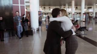 ხელის თხოვნა აეროპორტში Proposal at the Airport [upl. by Tedric]