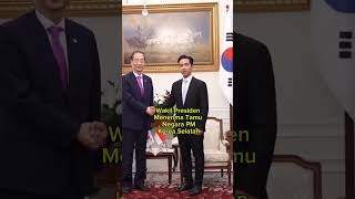 Wakil Presiden Gibran ngobrol santai sama PM Korea Selatan news shorts gibranrakabumingraka [upl. by Ecnar692]