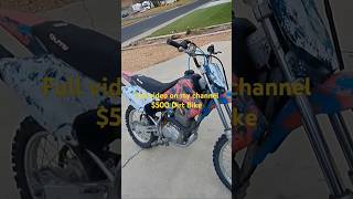 2003 CRF150F What you get for 500 [upl. by Fennelly]