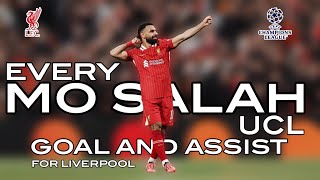 MoSalah • Every UCL GOAL and Assist for Liverpool [upl. by Chrisse]