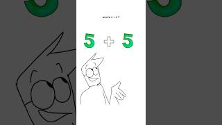 Basic Math 🤓 Animation Meme Orig ​⁠​⁠raxdflipnote shorts [upl. by Sana]