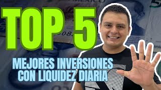 Top 5 Inversiones Con Rendimientos Diarios Renta Fija [upl. by Ebert]