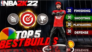 TOP 5 BEST BUILDS IN 2K22 CURRENT GEN AFTER PATCH THE MOST OVERPOWERED BUILDS FOR 2K22 CURRENT GEN [upl. by Anyrtak]