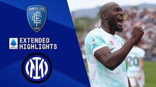 Empoli vs Inter Extended Highlights  Serie A  CBS Sports Golazo [upl. by Nettirb321]