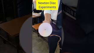 Newton Disc scienceexperiment experiment physics physics scienceproject [upl. by Alletneuq884]