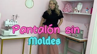 ¡Increíble Pantalón sin moldes modisteria costuras hazlotúmismo diseñadoresdiseñadores [upl. by Attenohs]