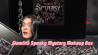 Glamlite Spooky Mystery Makeup Box Unboxing [upl. by Arrek]