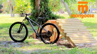 Unboxing amp Riding the Best Budget Mountain Bike on My Backyard Trail  Mongoose Switchback Expert [upl. by Attenor819]