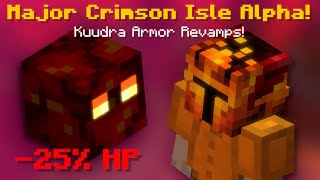 Major Crimson Isle Alpha amp Kuudra Armor Revamps Skyblock 0209 Hypixel Skyblock News [upl. by Euqinom]