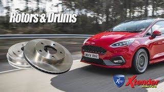 Xtender Brakes  Rotors and Drums [upl. by Park]