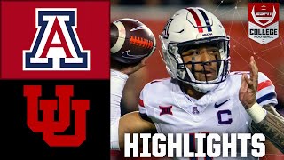 Arizona Wildcats vs Utah Utes  Full Game Highlights  ESPN College Football [upl. by Aerdnod]