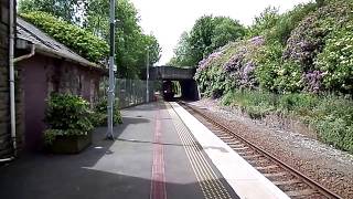 Maybole Railway Station on the Ayr to Stranraer Line [upl. by Eanrahs]