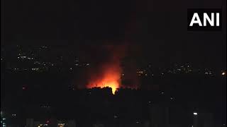 Massive explosion in Sin el Fil of Mount Lebanon Governorate [upl. by Meek]