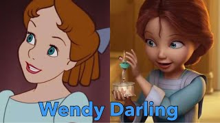 Wendy Darling  Movie Evolution 1953  2008 Tinker Bell [upl. by Fiedling]