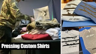 How to Press Custom Shirts  Stahls Hotronix Fusion IQ 16quot x 20quot Heat Press [upl. by Niu]