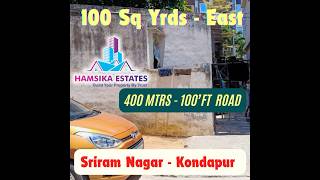 100 Sq Yrds Hostel Open Plot in Kondapur  Open Plots For Hostels  Land For Hostels in Hyderabad [upl. by Delija235]