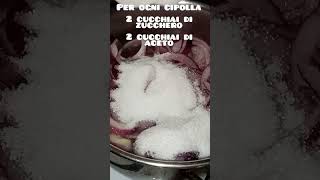 Cipolle in agrodolce perte recipe food cooking easyrecipe cucinaitaliana [upl. by Pearlstein]