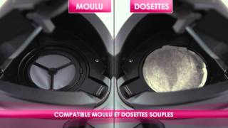 Cafetière double fonction  compatible café dosette souple et café moulu filtre [upl. by Husha]