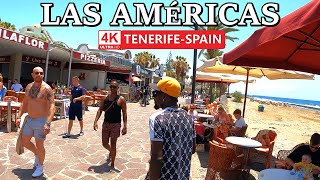 TENERIFE  PLAYA DE LAS AMÉRICAS  Hot on the First Day of June ☀️ 4K Walk ● June 2024 [upl. by Suivatal]