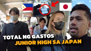 TOTAL NG GASTOS sa JAPAN  Junior Higschool Student 🇯🇵🇵🇭 Japanese Filipino Family [upl. by Viviana]