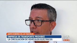 Santo Domingo de los Tsáchilas prohibió la circulación de vehículos eléctricos [upl. by Dreher188]