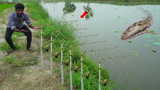 Fishing 🎣  Making Automatic 💯 Fishing Rod  மாட்டிக்கிட்ட பங்கு  MrVillage Vaathi [upl. by Myrilla]