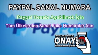 Paypal Hesap Açma 2021  Paypal Numara Onaylama [upl. by Hintze806]