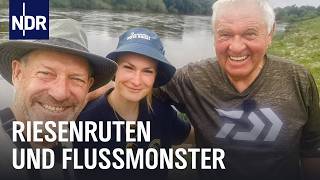 Mit Riesenruten an der Weser angeln  Rute raus der Spaß beginnt  NDR Doku [upl. by Ghassan514]