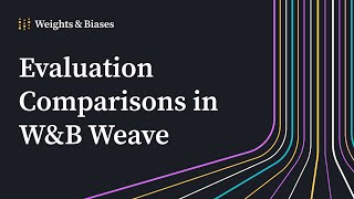 Evaluation Comparisons in WampB Weave [upl. by Cleodel]