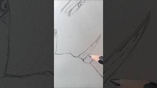 Anime Face Drawing  Anime Drawing  drawing art shorts shortvideo anime [upl. by Stanway968]