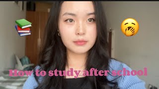 Ядарсан ч тараад хичээлээ хийх арга🥱 How to study after school [upl. by Sudoeht]