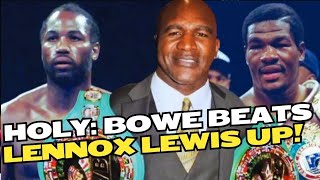 Evander Holyfield Reveals Who Would Win Lennox Lewis vs Riddick Bowe [upl. by Nirrak655]