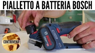 Pialletto a batteria Bosch GHO 12V20 test e impressioni [upl. by Barde]