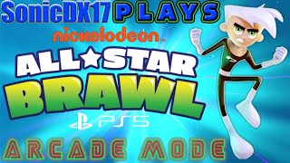 Nickelodeon All Star Brawl PS5 Danny Phantom Arcade Very Hard No Continues [upl. by Idelle21]