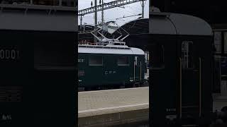 SBB Re 44I 10001 mit Schnellzug in Olten [upl. by Marge]