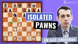 How to play Isolated Pawn Positions  Pawn Structures  Advanced Level  GM Alex Lenderman [upl. by Yeargain759]