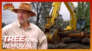 Russell Coight Teaches You How To Move A Tree  All Aussie Adventures [upl. by Atims]