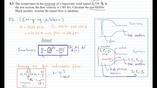 Aerodynamic 2 Compressible  Chapter 8 p1  Mach number Energy equation for adiabatic flow [upl. by Martin199]