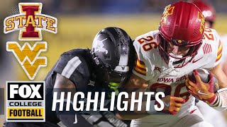 No 11 Iowa State Cyclones vs West Virginia Mountaineers Highlights  FOX College Football [upl. by Evoy]