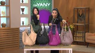 orYANY Tracy Italian Grain Leather Hobo with Gabrielle Kerr [upl. by Aiksa]