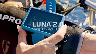 Easy to Read Scuba Diving Computer  SCUBAPRO Luna 20 [upl. by Ybok]