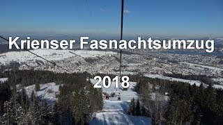 Krienser Fasnachtsumzug 2018  4K 25p [upl. by Eidod12]