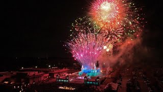 Diwali Fireworks at BAPS Shri Swaminarayan Mandir 2024 [upl. by Christianna]